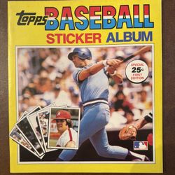 1981 Topps Baseball Sticker Album Sticker Book Includes 5 Stickers George Brett Pete Rose