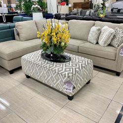 Putty Dovemont RAF Sectional / couch /Living room set