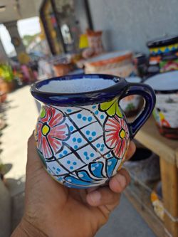 💥tenemos estas lindas tazas de Talavera a solo ($ 5 )  cada una. Tel (contact info removed)