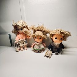 Vintage Precious Moments HI BABIES Doll with Goose  Enesco Vintage collection 