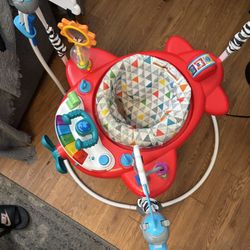 Baby Einstein Ocean Explorers Airplane Adventure 2-in-1 Interactive Activity Jumper with Lights