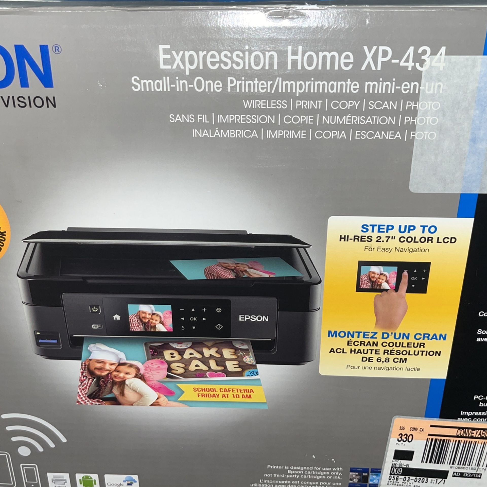 EPSON XP 434 Printer/Scanner Ink Jet