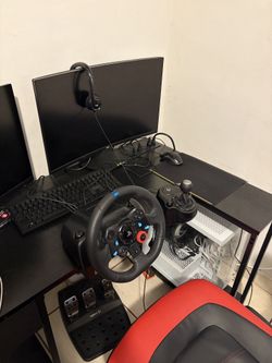 Logitech with pedals and shifter