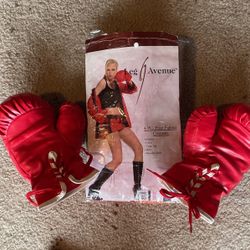 Girl Boxer Costume Size Small 
