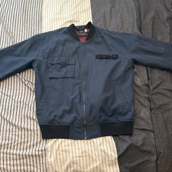 Dark Blue Windbreaker