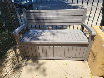 80 gallon outdoor Patio bench