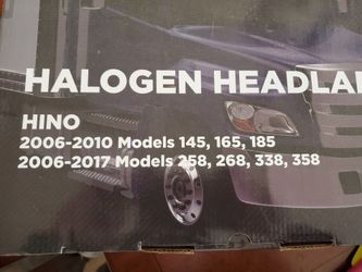 Hino Headlights left and right Used