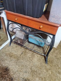 Wood table
