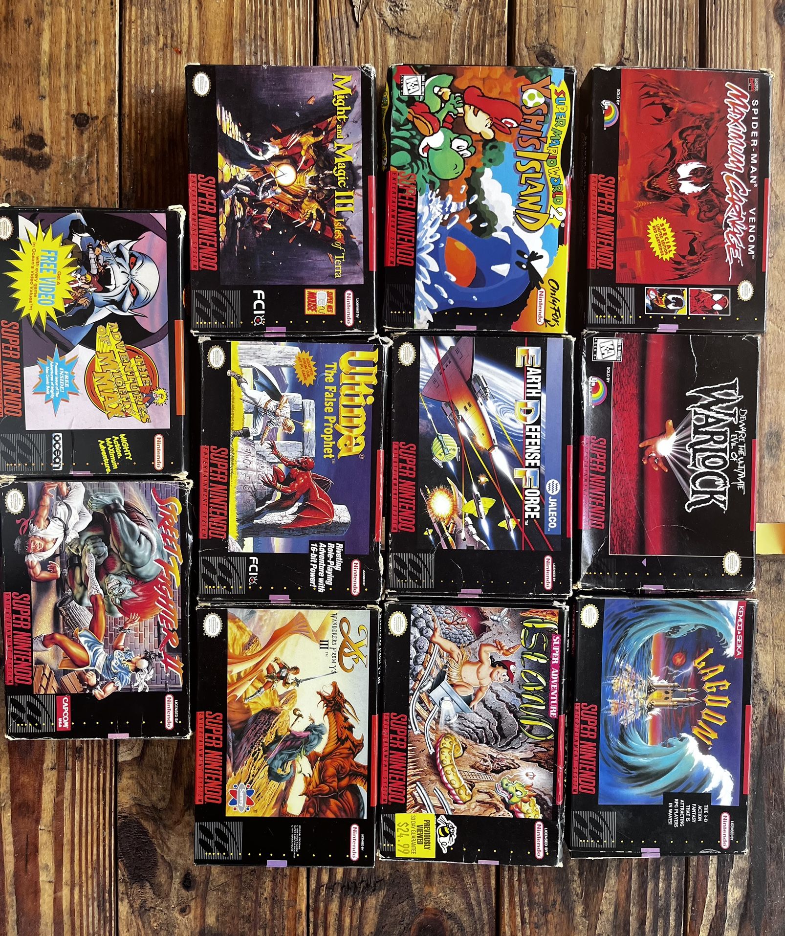 Super Nintendo Games