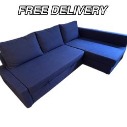LIKE NEW IKEA STORAGE BED SECTIONAL SOFA COUCH SALA FREE DELIVERY