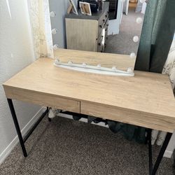 Vanity Mirror And Desk