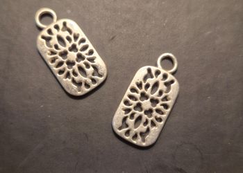 Premier Designs Silver & Gold Plated Modernist charms or Ear rings
