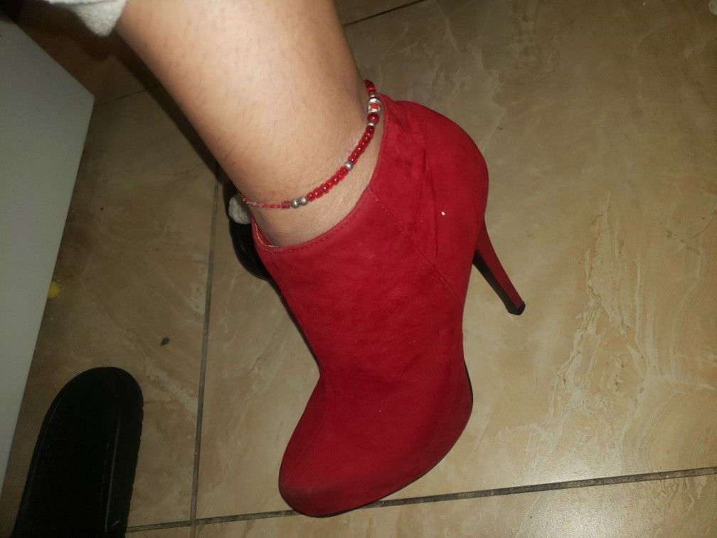 Red Heel Boots
