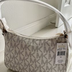 Michael Kors White Logo Handbag