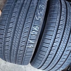 235/40R19 Pair New Tires No Wheels 