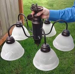 Vintage 5-light Portfolio Oil-Rubbed Bronze Traditional Chandelier