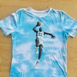 Nike Air Jordan UNC North Carolina Men’s Blue Tie Dye Vintage Basketball T-Shirt