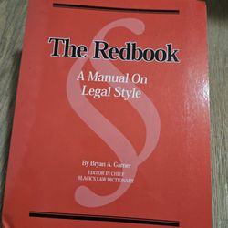 📘 The Redbook: A Manual on Legal Style
By Bryan A. Garner (Editor in Chief, Black’s Law Dictionary)