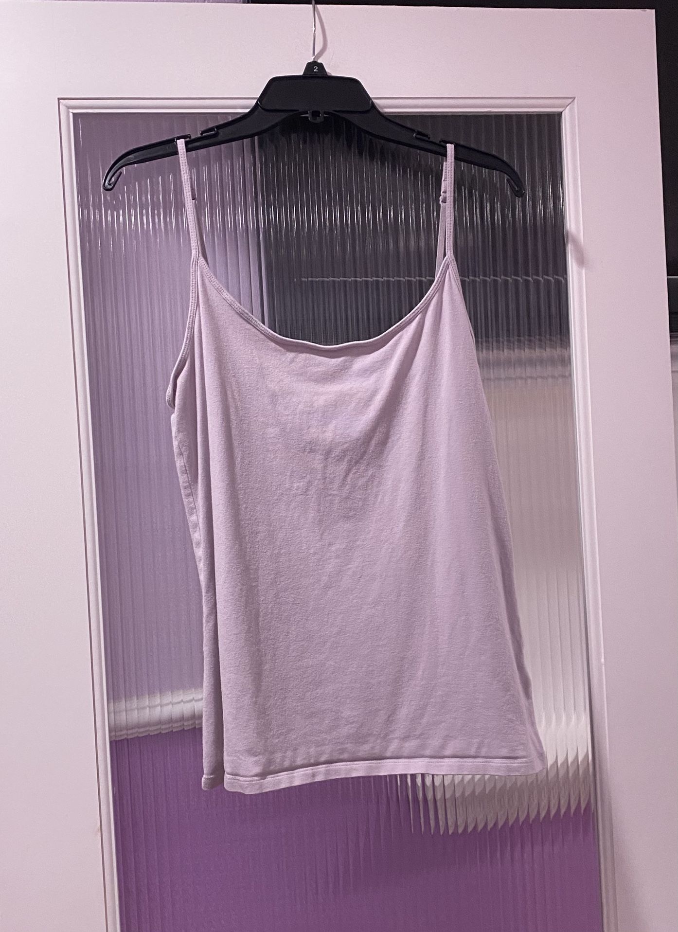 Amazon Essentials light purple tank top