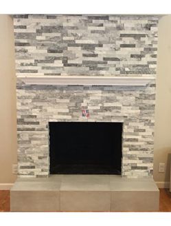 Alaska grey 3D honed Ledger Stone