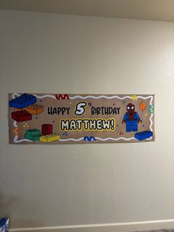 Spiderman happy birthday Matthew