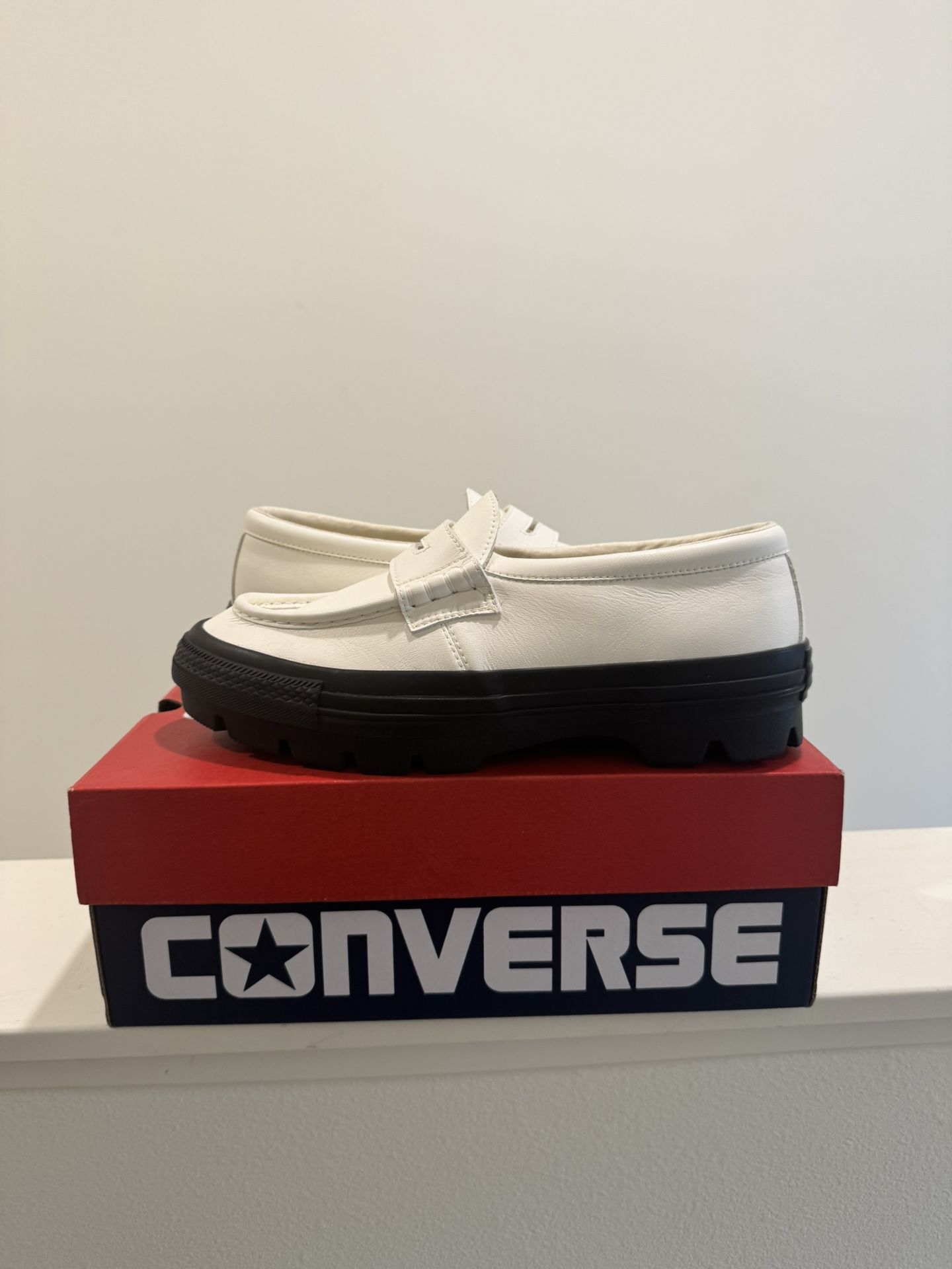 CONVERSE ALL STAR CHUNK LOAFER White/Black Chuck Taylor Japan Exclusive