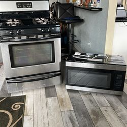 Gas Stove + Microwave (Used) – $175 for both