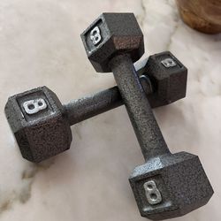 8 lb Dumbbells