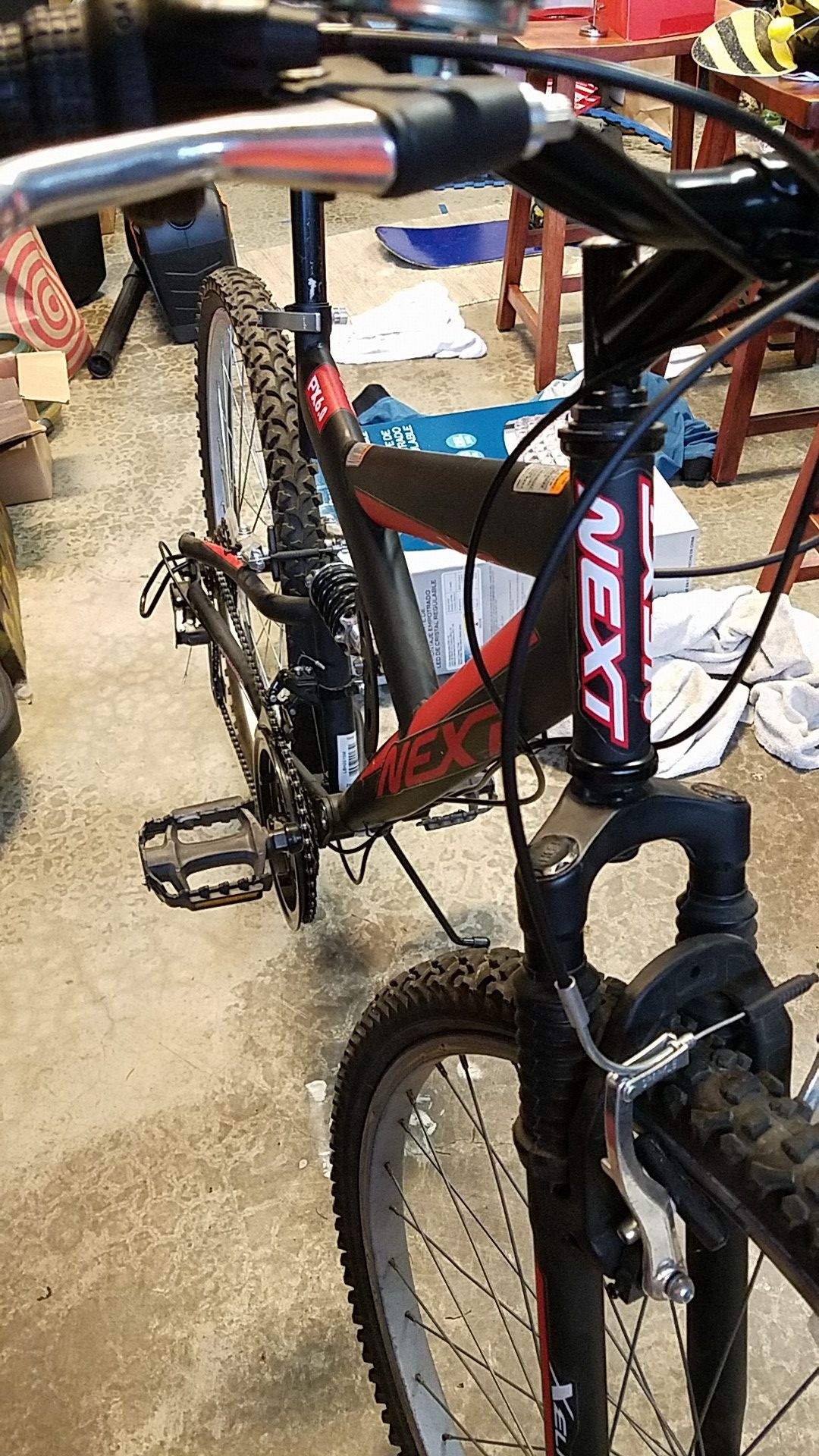 bent mountain bike rim