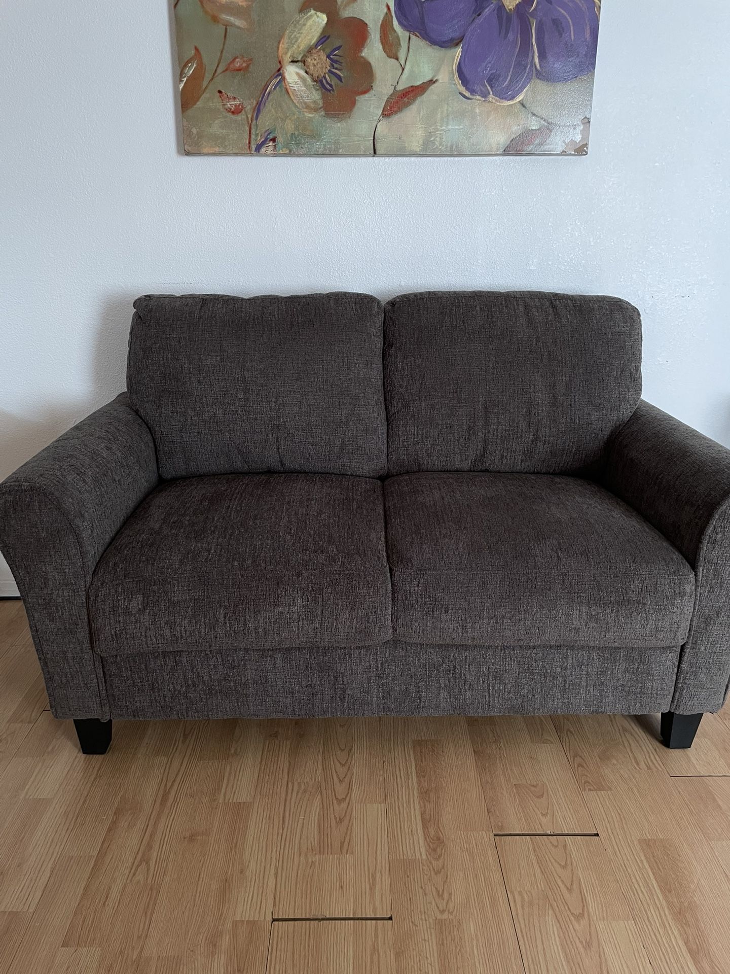 Brown Loveseat