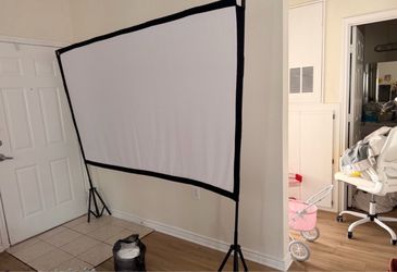 Projector and screen