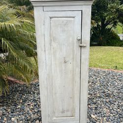 Antique Whitewashed Armoire