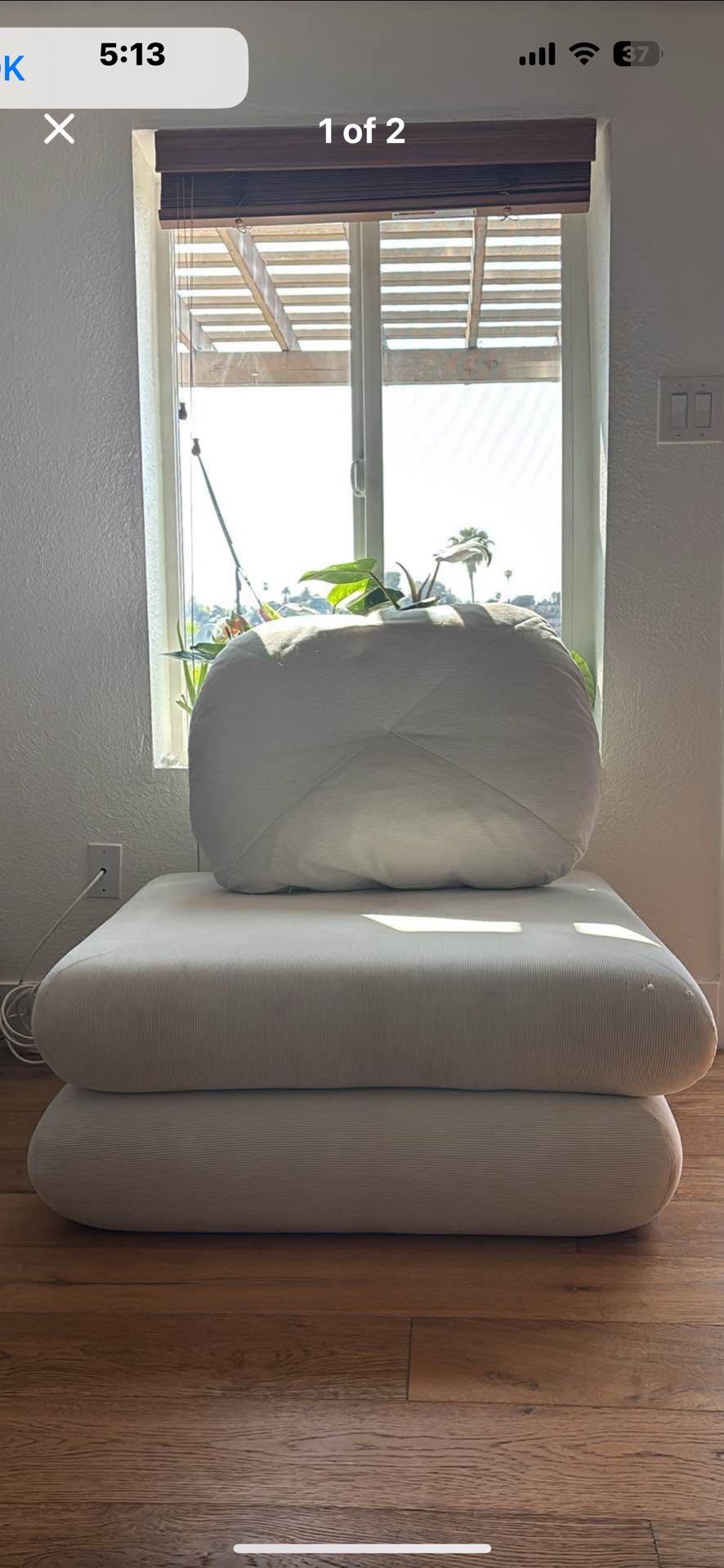 modular futon chair