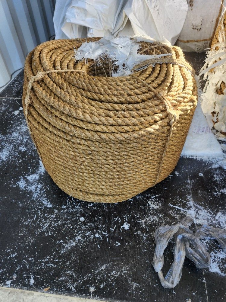 1200ft  Rolls Of Manila Rope, $  300 Per Roll