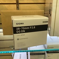 Sigma 28-70mm F2.8 