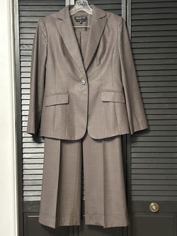 CK wool blend pantsuit -size 4