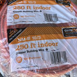 Romex Wire 10/3 250ft Copper Wire New Roll 