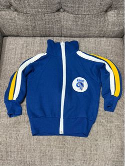1980’s Los Angeles RAMS Toddler Zipper Sweatshirt Size Large