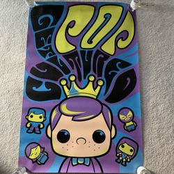 Funko Pop "Get Pop Cultured Poster" 24x36”  2016 SDCC