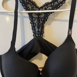 New With Tags Black Front Closure, Victoria’s Secret Bra, Size 38DDD