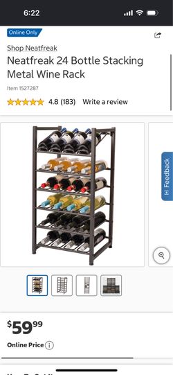Neatfreak 24 Bottle Metal Wine Rack