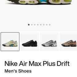 Brand New Nike Air Max Plus Drift Size 11.5 $80 Firm Pickup In Oakdale 