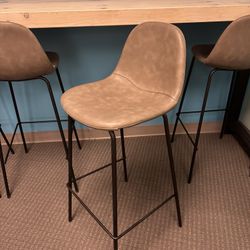 Mocha Low Profile Barstools 