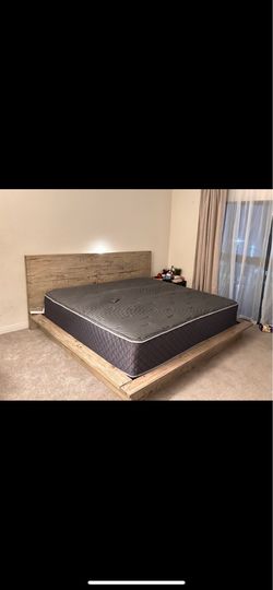 Euro King Mattress and Bed Frame Set