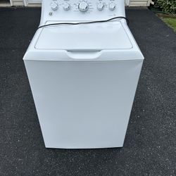 White GE Top Load Washing Machine 