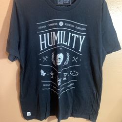 Humble Beast Black Humility Graphic T-Shirt -XL
