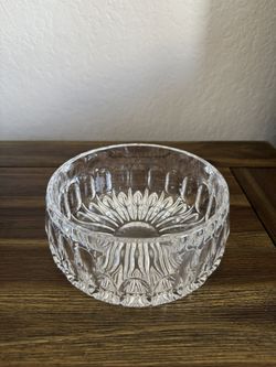 Vintage Gorham Althea Cut Crystal 8-inch Bowl Made in Germany