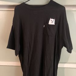 RIPNDIP Lord Nermal Pocket T-Shirt - Black