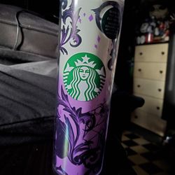Starbucks Halloween 2021 Purple Foil
