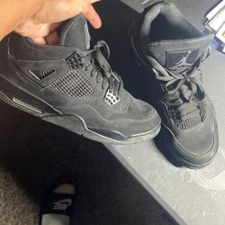 jordan 4 black cats size 12 